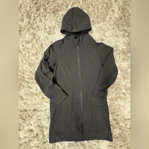 Lululemon Original black and white polka dot style 3/4 coat.